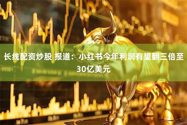 长线配资炒股 报道：小红书今年利润有望翻三倍至30亿美元